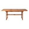 Walker Edison - Cypress Acacia Wood Outdoor Dining Table - Brown