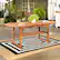 Alt View 12. Walker Edison - Cypress Acacia Wood Outdoor Dining Table - Brown.
