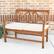 Alt View 11. Walker Edison - Patio Outdoor Hunter Acacia Wood Garden Bench - Brown.