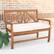 Alt View 39. Walker Edison - Patio Outdoor Hunter Acacia Wood Garden Bench - Brown.