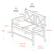 Alt View 40. Walker Edison - Patio Outdoor Hunter Acacia Wood Garden Bench - Brown.