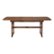 Front. Walker Edison - Cypress Acacia Wood Outdoor Dining Table - Dark Brown.