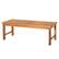 Angle. Walker Edison - Patio Outdoor Cypress Acacia Wood Dining Bench - Brown.