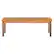 Front. Walker Edison - Patio Outdoor Cypress Acacia Wood Dining Bench - Brown.