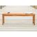 Alt View 11. Walker Edison - Patio Outdoor Cypress Acacia Wood Dining Bench - Brown.