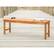 Alt View 12. Walker Edison - Patio Outdoor Cypress Acacia Wood Dining Bench - Brown.