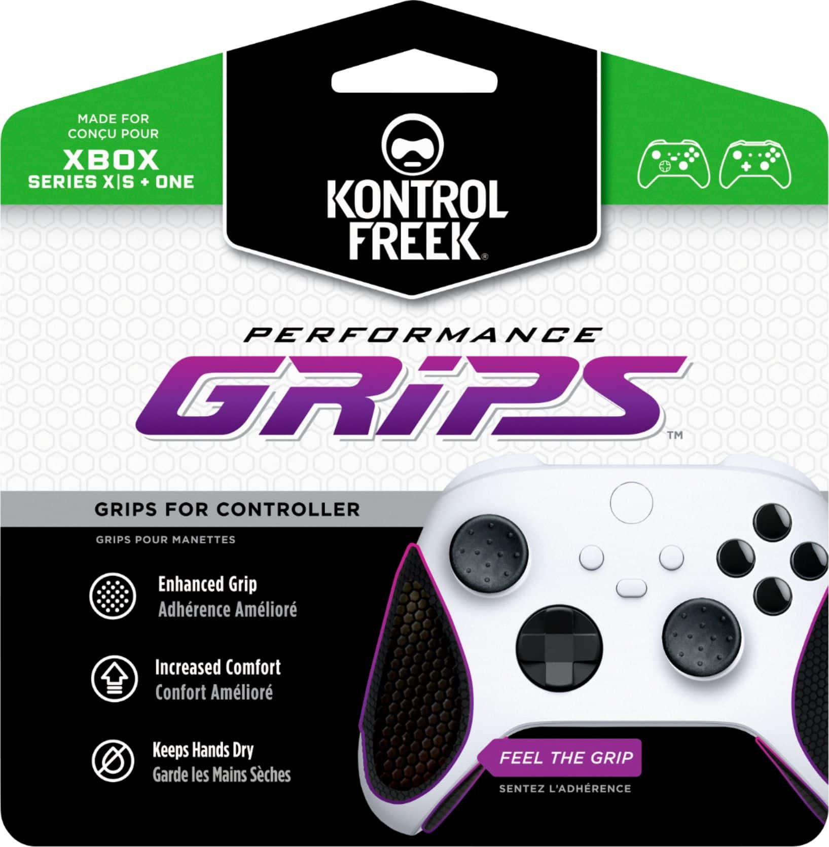 KontrolFreek Controller Grips for Xbox One X S Black Best Buy