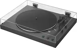 Sony - PS-LX3BT Full Auto Playback Turntable with Bluetooth® Connectivity - Black