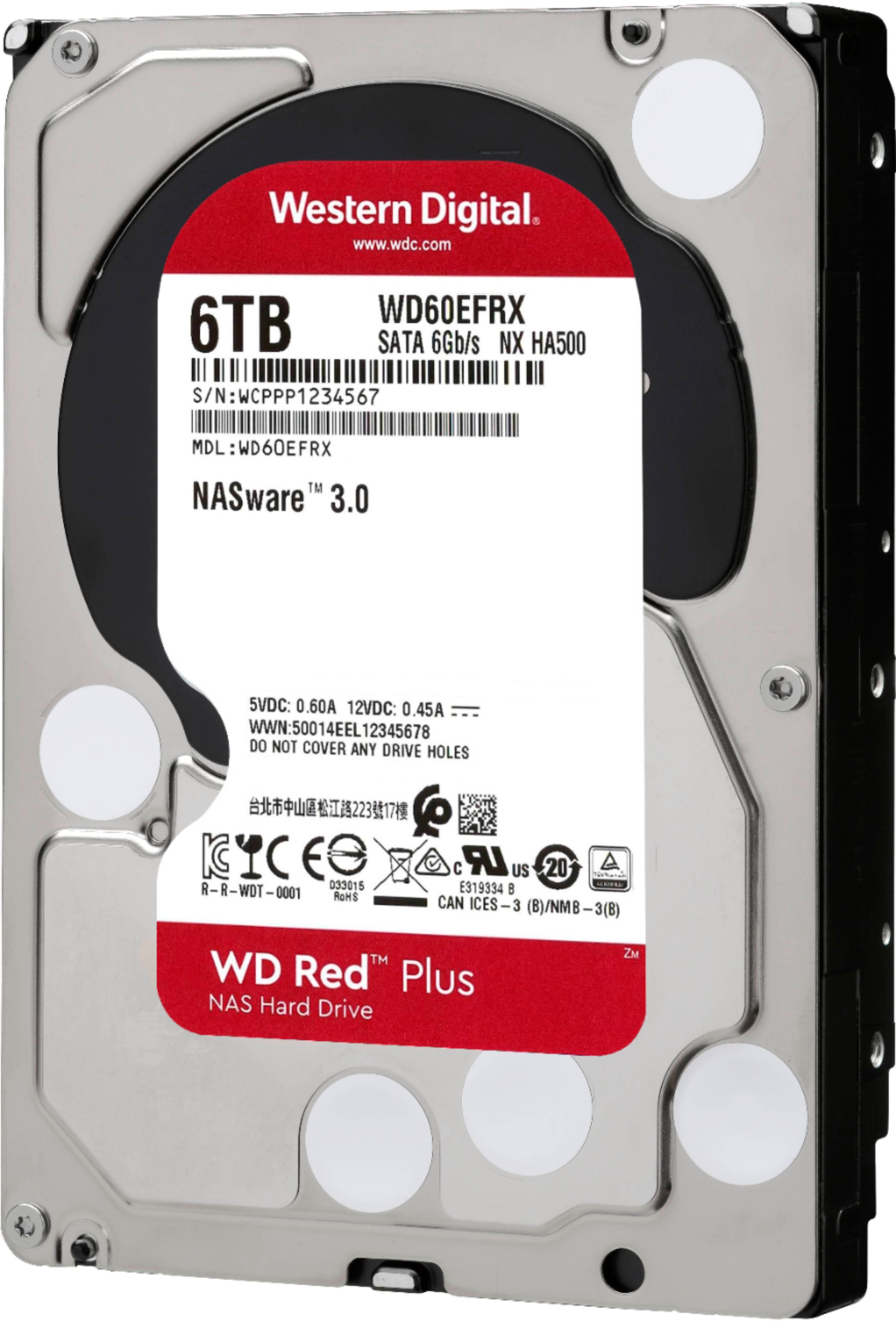 WD Red Plus 6TB Internal SATA Hard Drive for Desktops WDBAVV0060HNC-WRSN - Best Buy