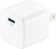 Insignia™ - 20 W USB-C Wall Charger - White - Front_Zoom