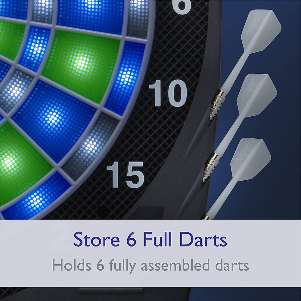 Alt View 16. Viper - Ion Illuminated 15.5" Electronic Dartboard - Blue.