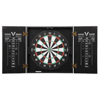 Viper - Hideaway Dartboard Cabinet with Reversible Traditional and Baseball Dartboard - Black - Alt_View_Zoom_11