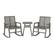Front. Walker Edison - Windsor 3-Piece Modern Rocking Chat Set - Grey Wash.