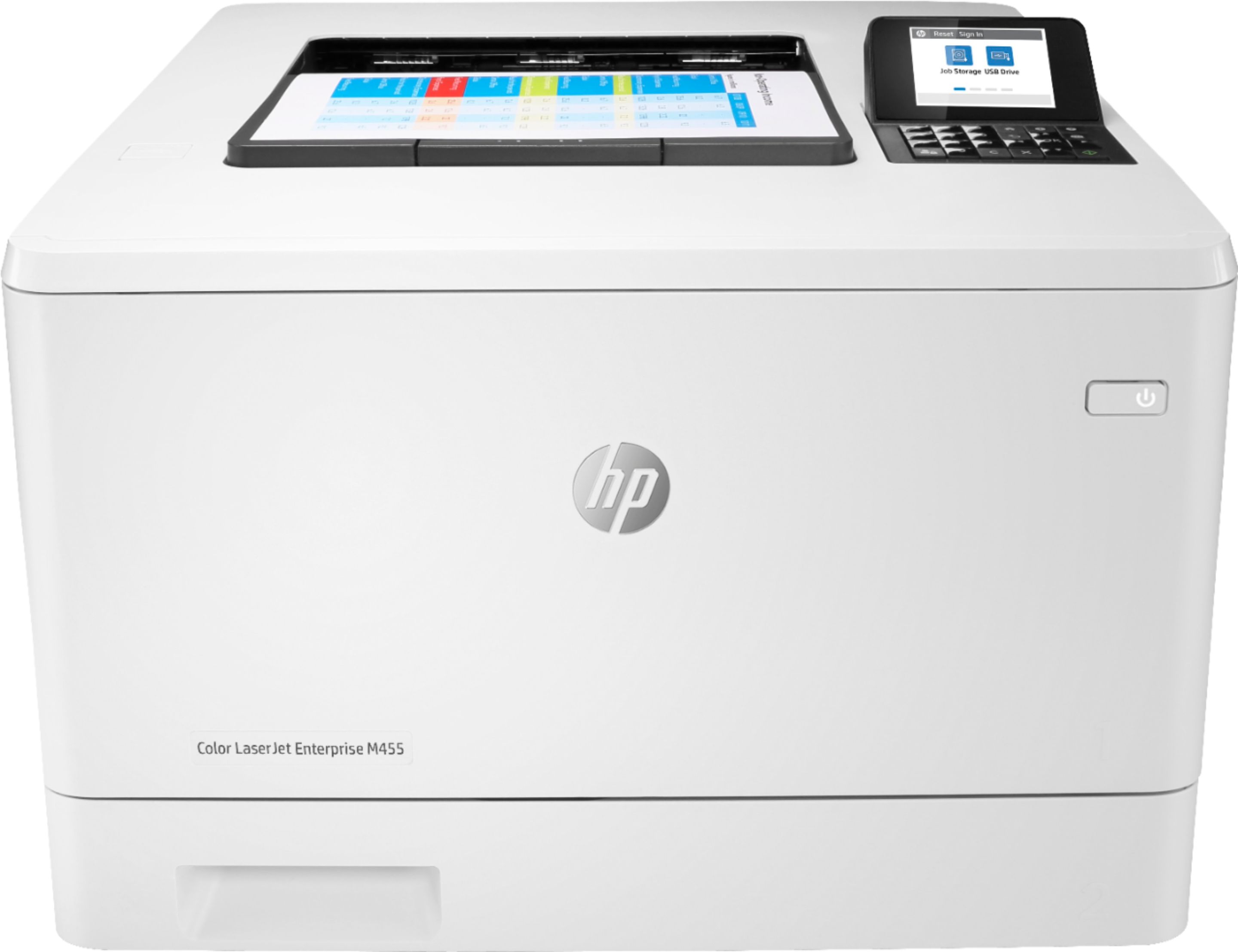 Visum Uanset hvilken Forfærde HP LaserJet Enterprise M455dn Color Laser Printer White M455dn - Best Buy