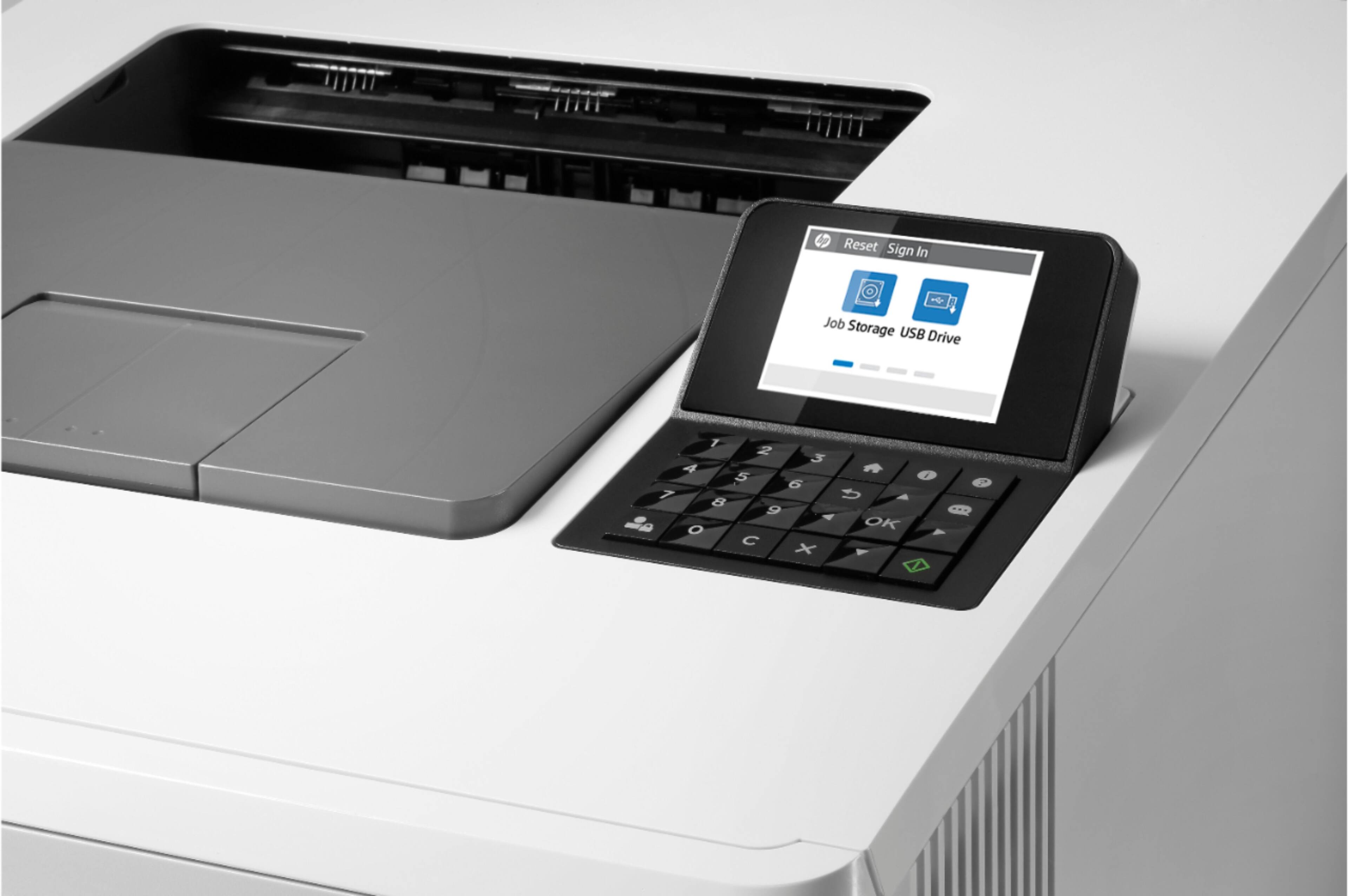 Alt View 11. HP - LaserJet Enterprise M455dn Color Laser Printer - White.