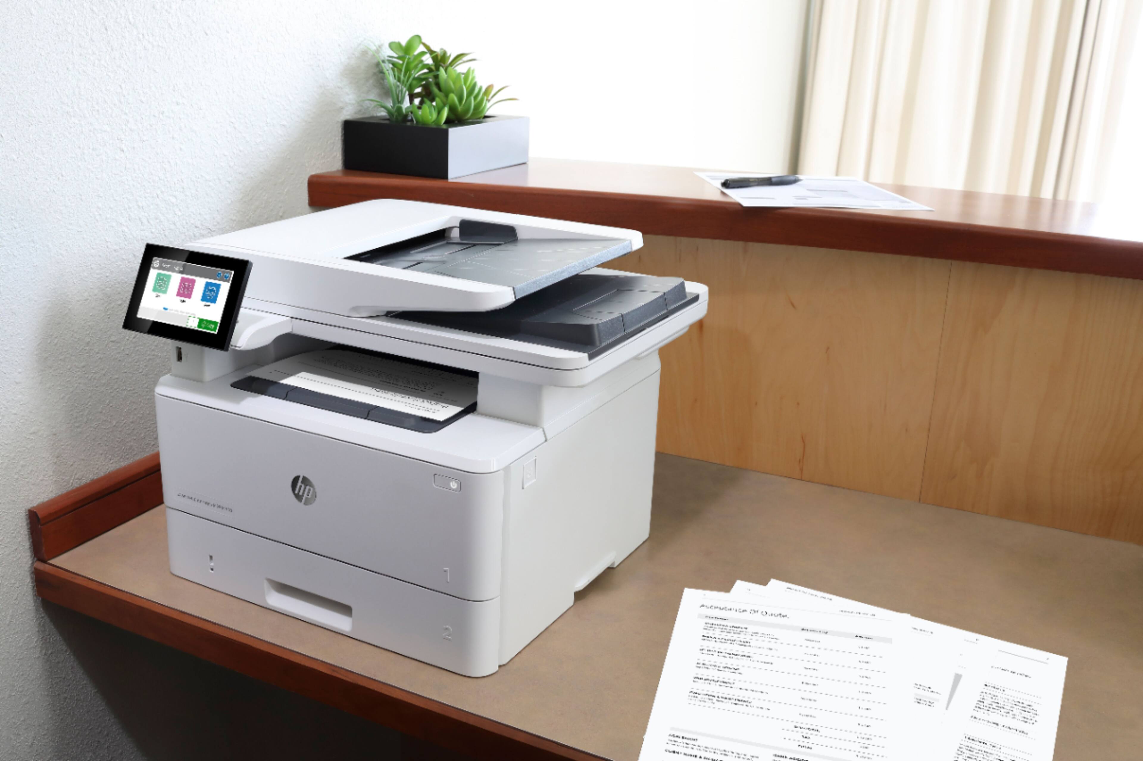 Alt View 15. HP - LaserJet Enterprise M430F Black-and-White All-In-One Laser Printer - White.