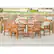 Left. Walker Edison - 7-Piece Everest Acacia Wood Patio Dining Set - Brown.