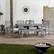 Alt View 12. Walker Edison - 6-Piece Everest Acacia Wood Patio Dining Set - Grey Wash.