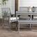 Alt View 18. Walker Edison - 6-Piece Everest Acacia Wood Patio Dining Set - Grey Wash.