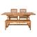 Front. Walker Edison - 4-Piece Everest Acacia Wood Extendable Patio Dining Set - Brown.