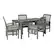 Alt View 11. Walker Edison - 5-Piece Everest Acacia Wood Patio Dining Set - Grey Wash.
