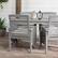Alt View 15. Walker Edison - 5-Piece Everest Acacia Wood Patio Dining Set - Grey Wash.