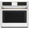 Café - 30" Built-In Single Electric Convection Wall Oven with True European Convection and In-Oven Camera, Customizable - Matte White