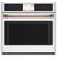 Alt View 38. Café - 30" Built-In Single Electric Convection Wall Oven with True European Convection and In-Oven Camera, Customizable - Matte White.