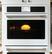 Alt View 30. Café - 30" Built-In Single Electric Convection Wall Oven with True European Convection and In-Oven Camera, Customizable - Matte White.