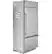 Angle. Café - 21.3 Cu. Ft. Bottom-Freezer Built-In Refrigerator with Right-Hand Side Door - Stainless Steel.
