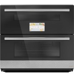 Café - 30" Built-In Double Electric Convection Wall Oven with Built-In Wi-FI - Platinum Glass - Front_Zoom