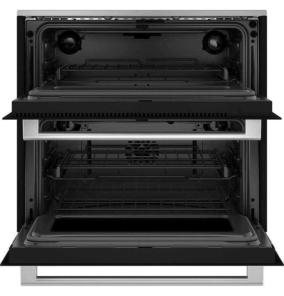 Alt View 11. Café - 30" Built-In Double Electric Convection Wall Oven with Built-In Wi-Fi - Platinum Glass.