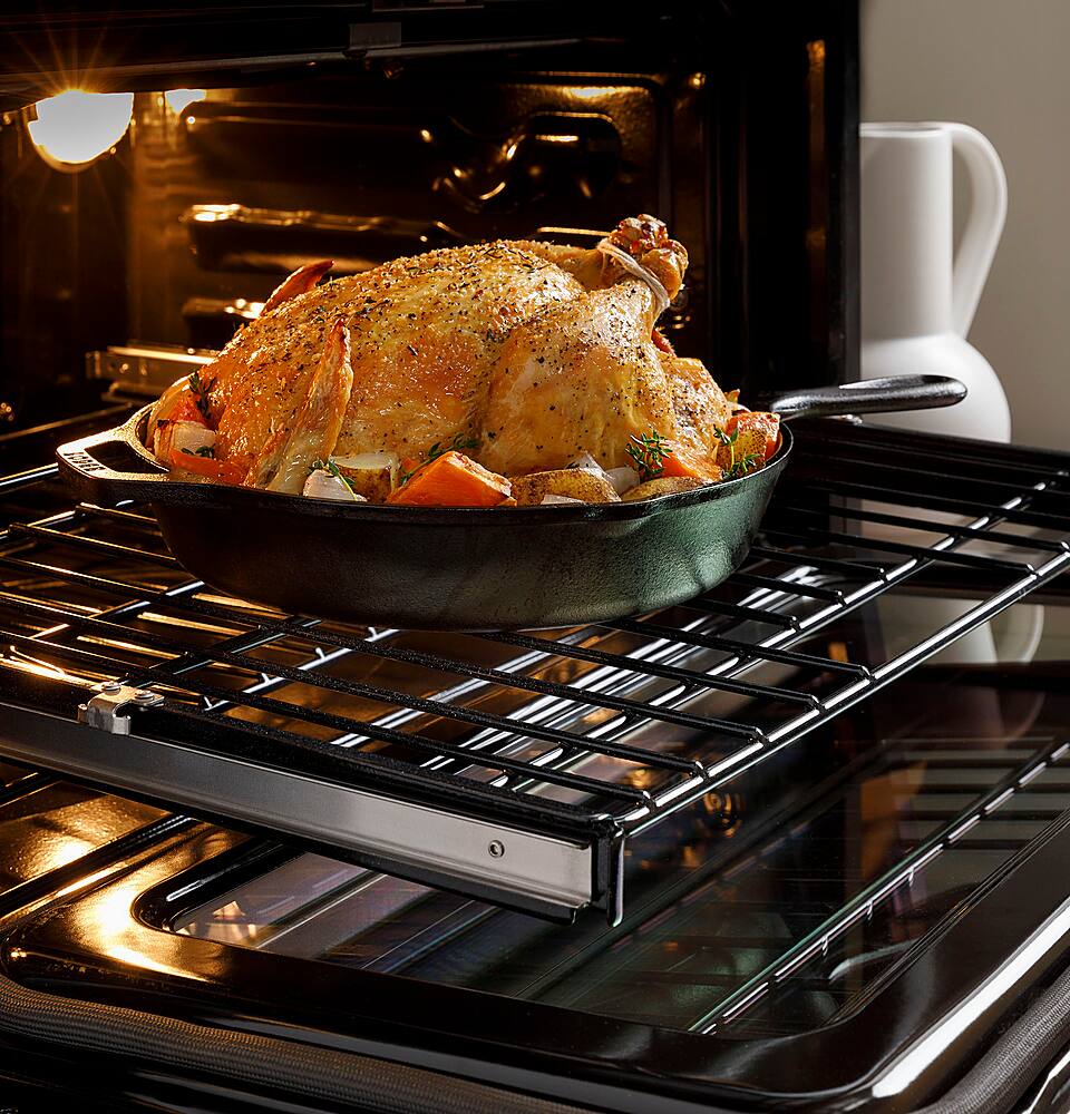 Alt View 16. Café - 30" Built-In Double Electric Convection Wall Oven with Built-In Wi-Fi - Platinum Glass.