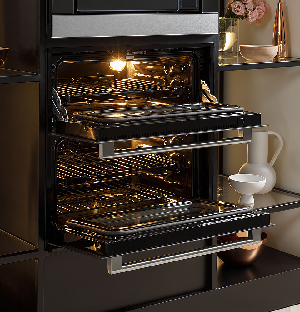 Café™ Minimal 30 Platinum Glass Built In Convection Double Electric Wall  Oven, Star Appliance