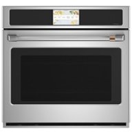 Café - 30" Built-In Single Electric Convection Wall Oven with True European Convection and In-Oven Camera, Customizable - Stainless Steel - Front_Zoom