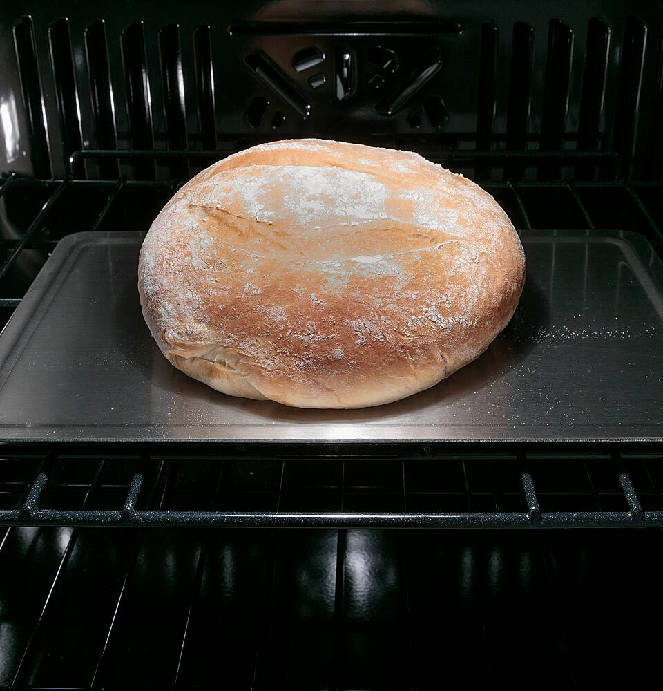 Alt View 20. Café - 30" Built-In Single Electric Convection Wall Oven with True European Convection and In-Oven Camera, Customizable - Stainless Steel.