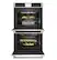 Alt View 12. Café - 30" Built-In Double Electric Convection Wall Oven with True European Convection and In-Oven Camera, Customizable - Stainless Steel.