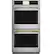 Alt View 39. Café - 30" Built-In Double Electric Convection Wall Oven with True European Convection and In-Oven Camera, Customizable - Stainless Steel.