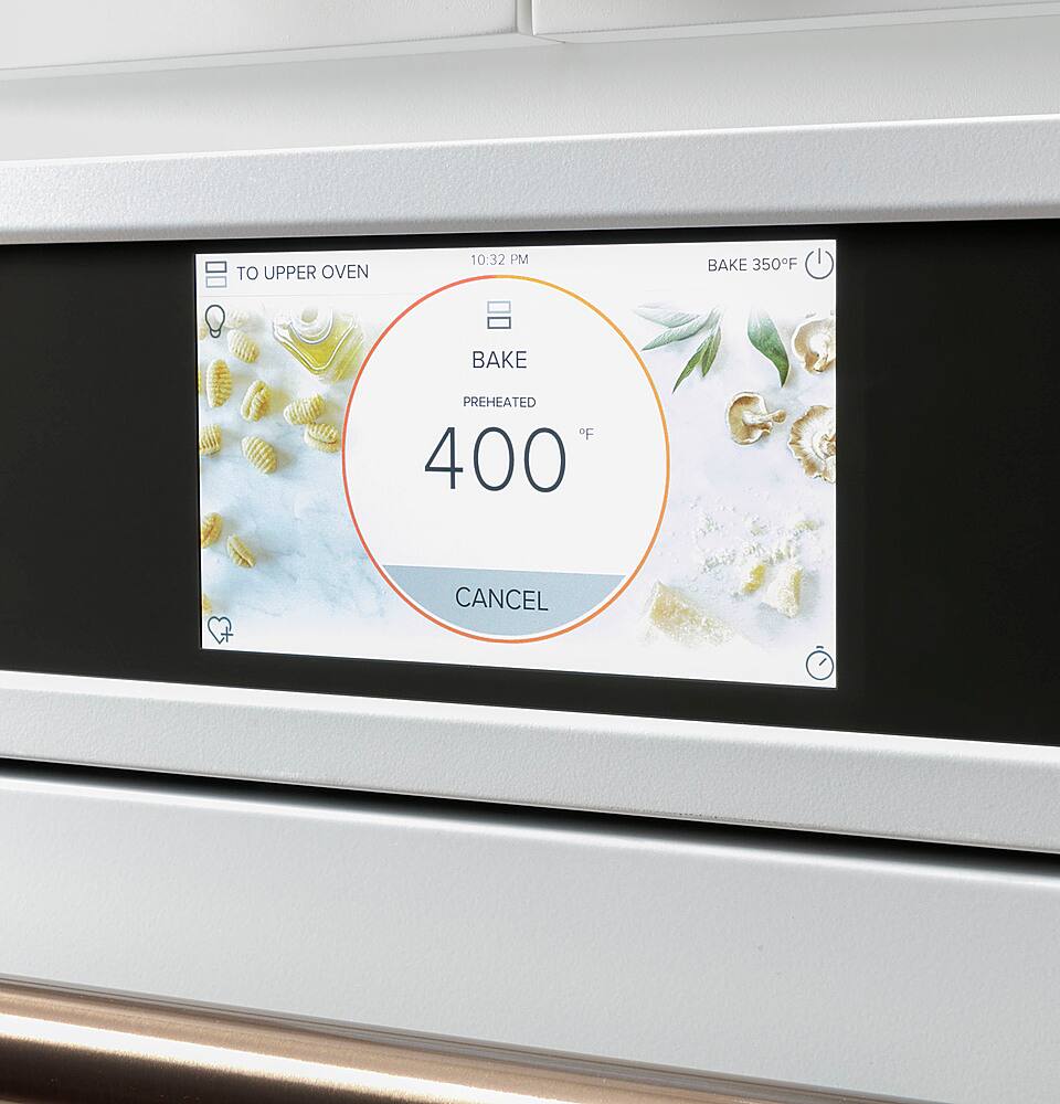 Alt View 21. Café - 30" Built-In Double Electric Convection Wall Oven with True European Convection and In-Oven Camera, Customizable - Stainless Steel.