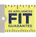 The image features a ruler with the words "GE Appliances Fit Guarantee" written on it. The ruler is yellow and blue, and it appears to be a measuring tape. The focus of the image is on the ruler and its message, which is related to the fit guarantee offered by GE appliances.