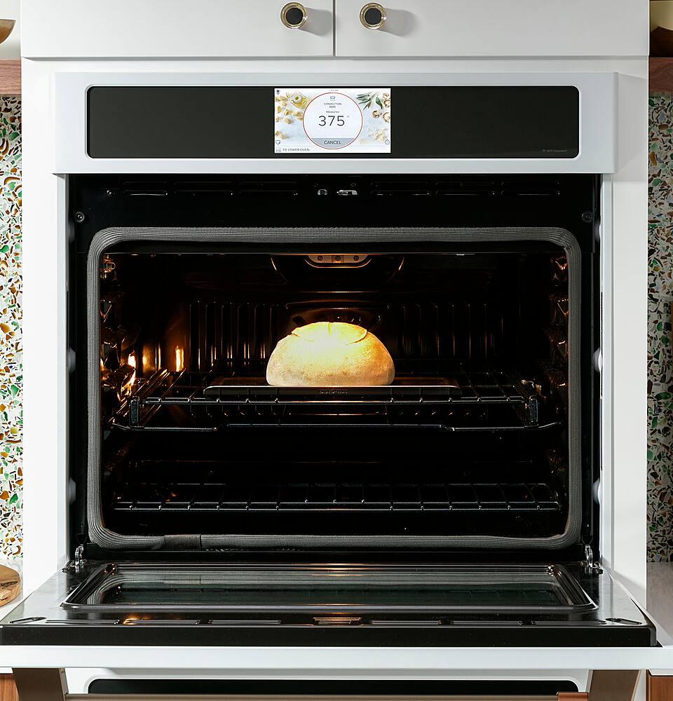 Alt View 25. Café - 30" Built-In Double Electric Convection Wall Oven with True European Convection and In-Oven Camera, Customizable - Stainless Steel.