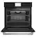 Alt View 11. Café - 30" Built-In Single Electric Convection Wall Oven with True European Convection and In-Oven Camera , Customizable - Matte Black.
