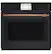 Alt View 37. Café - 30" Built-In Single Electric Convection Wall Oven with True European Convection and In-Oven Camera , Customizable - Matte Black.
