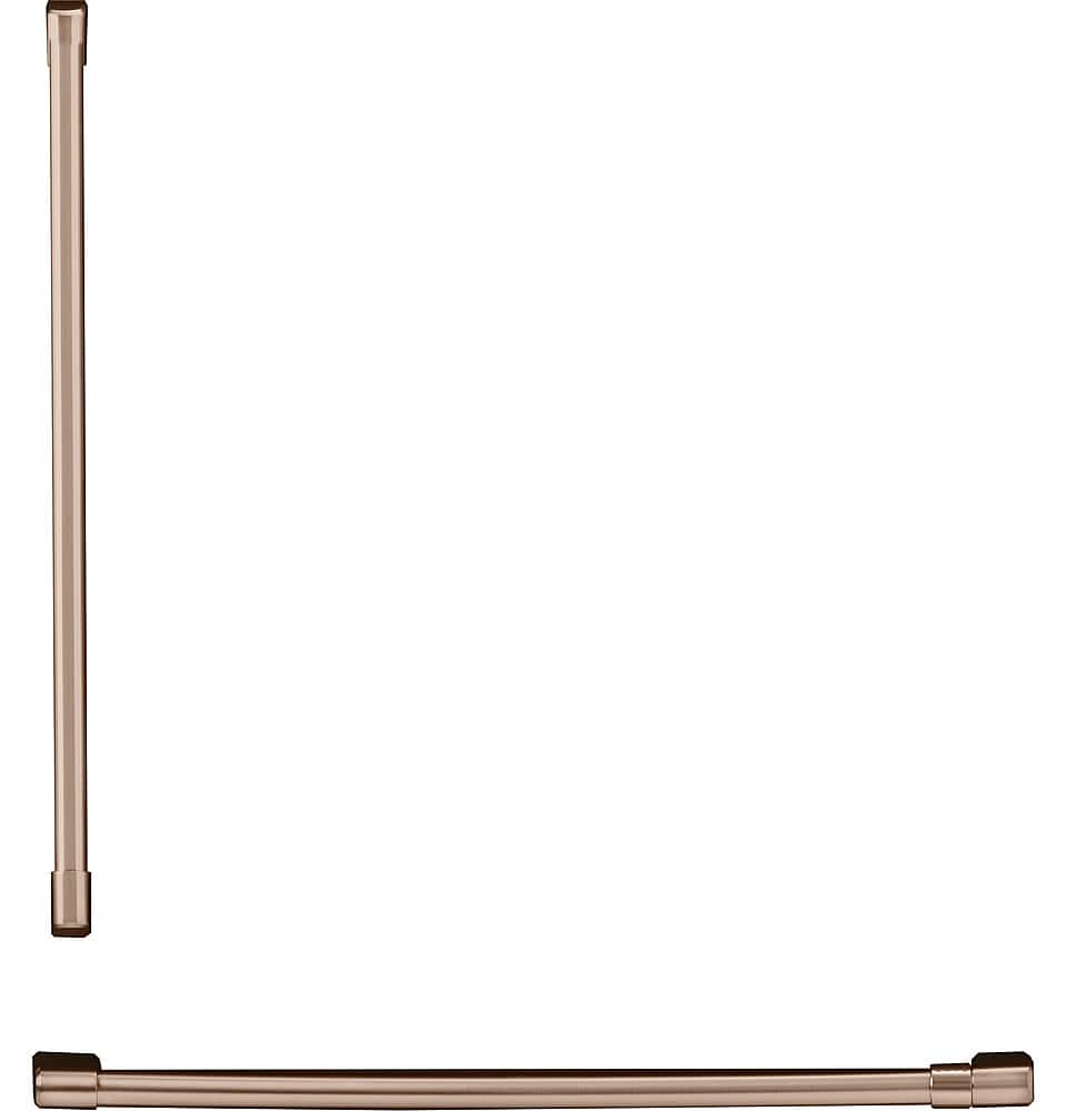 Handle Kit for Café Built-In Bottom Freezer Refrigerators - Brushed Copper - Front_Zoom