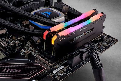 CORSAIR VENGEANCE RGB PRO 32GB (2x16GB) DDR4 3600MHz C18 UDIMM CORSAIR VENGEANCE RGB PRO 32GB (2x16GB) DDR4 3600MHz C18 UDIMM