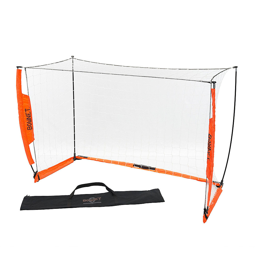 Angle View: Bownet - 4x6ft Portable Youth Practice Soccer Goal, Orange - Black