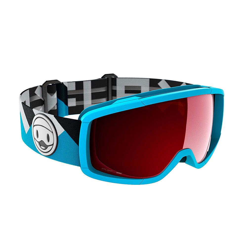 Flaxta - Candy Junior Ski & Snowboard Goggles Blue w/ Red Lenses