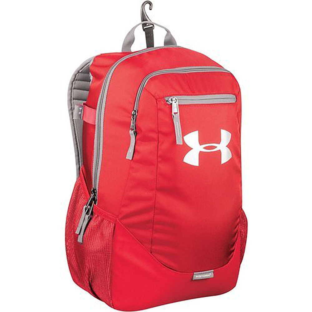 Angle View: Under Armour - Hustle II Kids Baseball Softball Bat Backpack Equipment Bag - Red