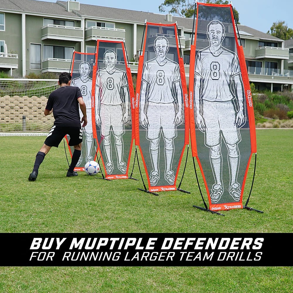 football drills with mannequins