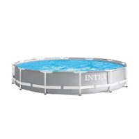 Intex - Prism Metal Frame Above Ground Round Swimming Pool (No Pump) - Alt_View_Zoom_11